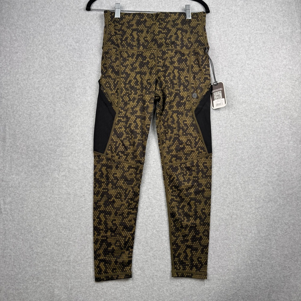 Alexo Athletica Leggings Womens Medium Green Hex Concealed Carry Springfield NEW